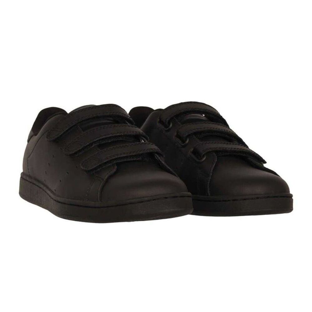 Lonsdale Childrens/Kids Leyton Leather Sneakers / Black